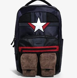 Marvel Captain America Built Up Cosplay Backpack